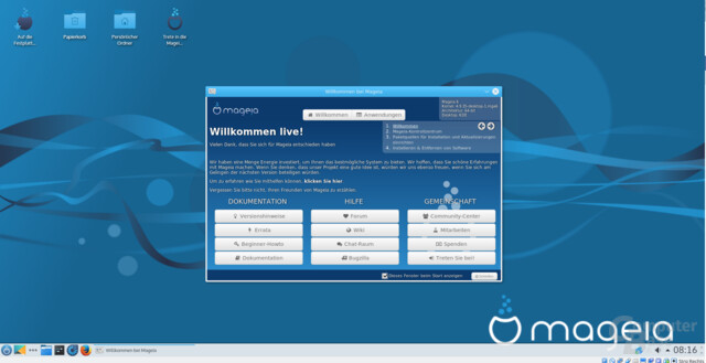 mageia 2 xfce installer