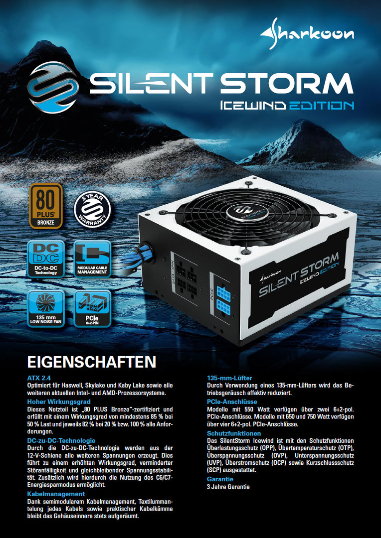Sharkoon Silentstorm Icewind