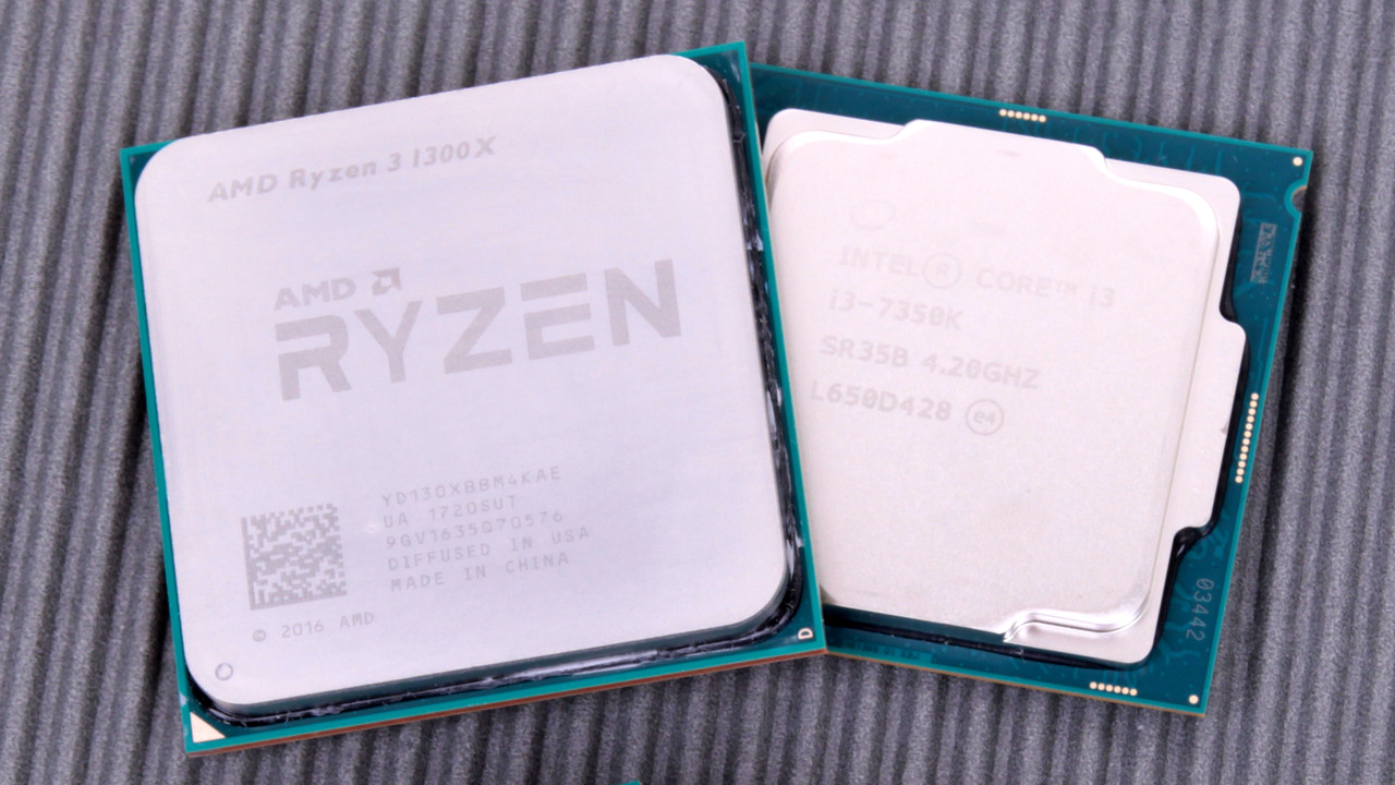 AMD Ryzen 3 1300X und 1200 im Test: Vier Zen-Kerne gegen Intels Dual-Core-i3