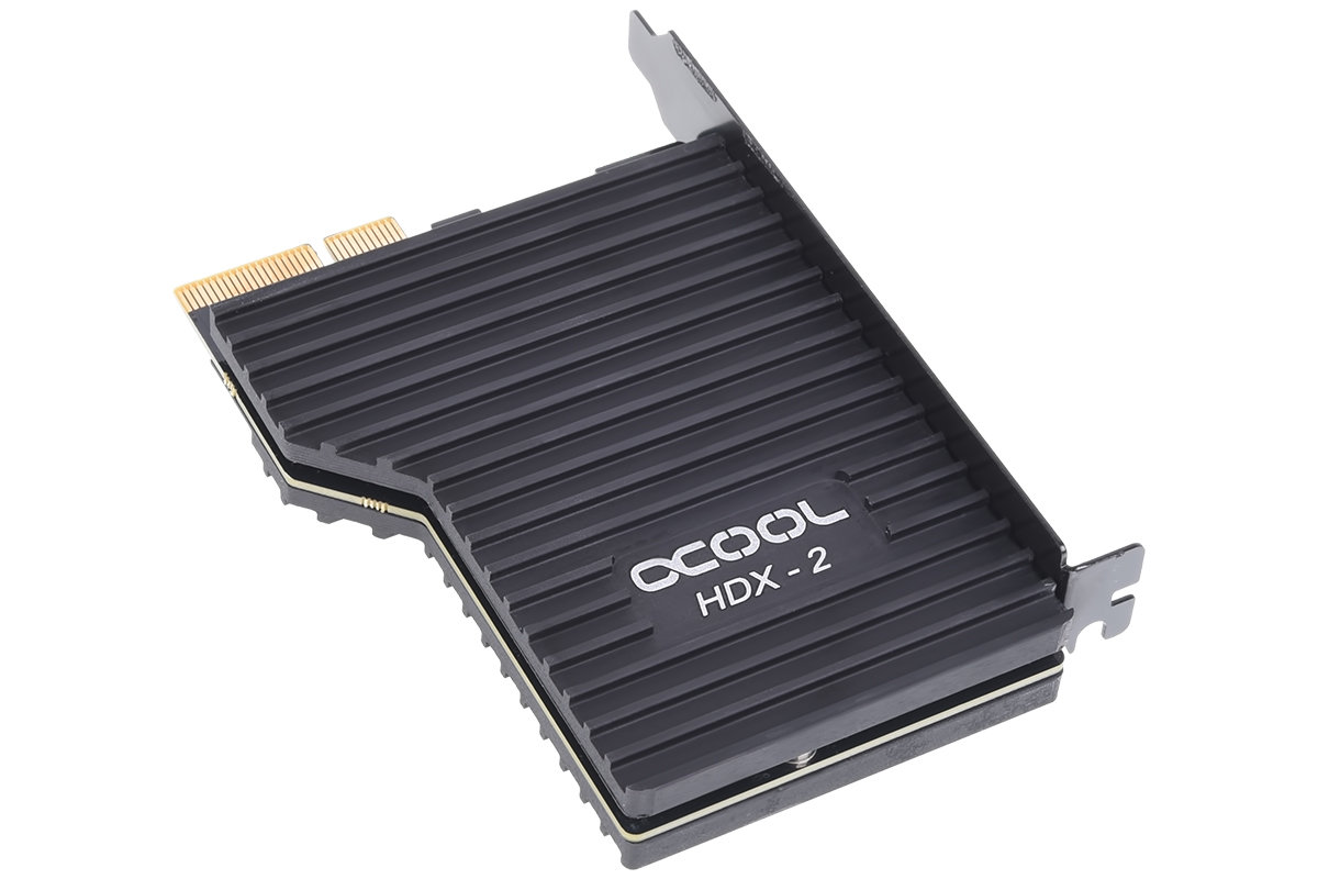 Alphacool HDX 2: Großer Passivkühler für M.2-SSDs