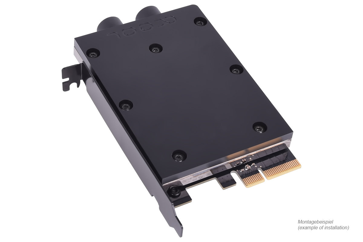 Alphacool HDX 3: Wasserkühler für M.2-SSDs