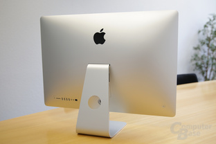 iMac in 27 Zoll mit poliertem Apple-Logo