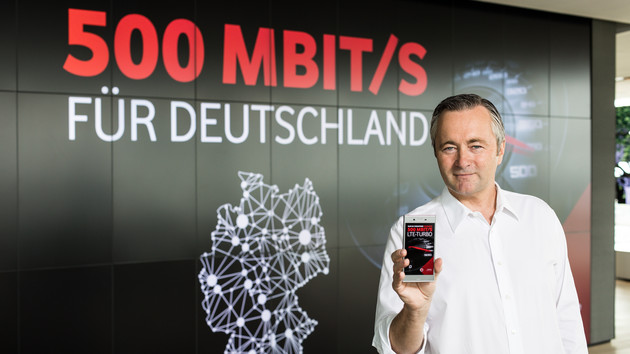 Vodafone: Kabel- und LTE-Netzausbau mit 500 Mbit/s schreitet voran