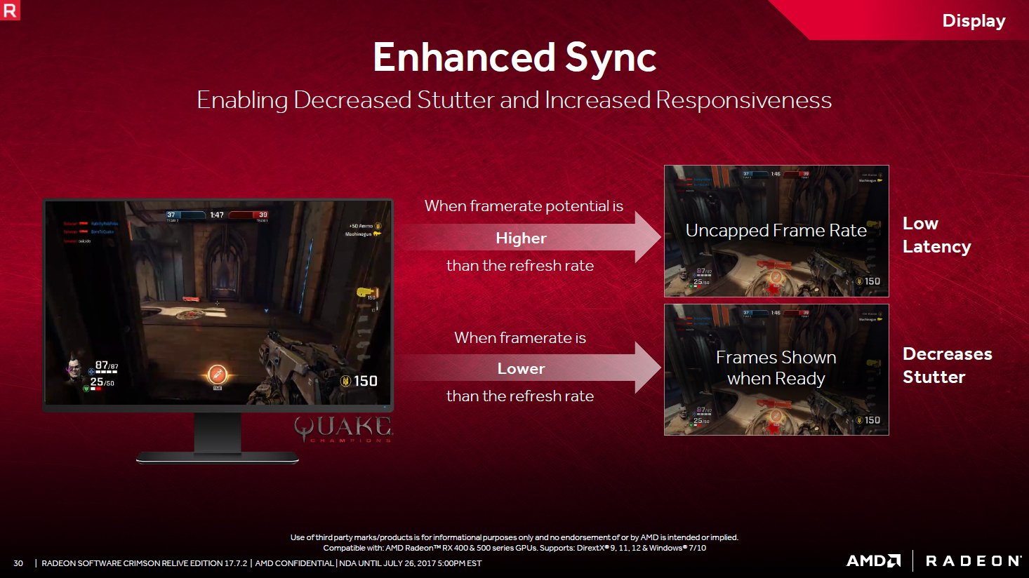 AMD Crimson 17.7.2 – Enhanced Sync