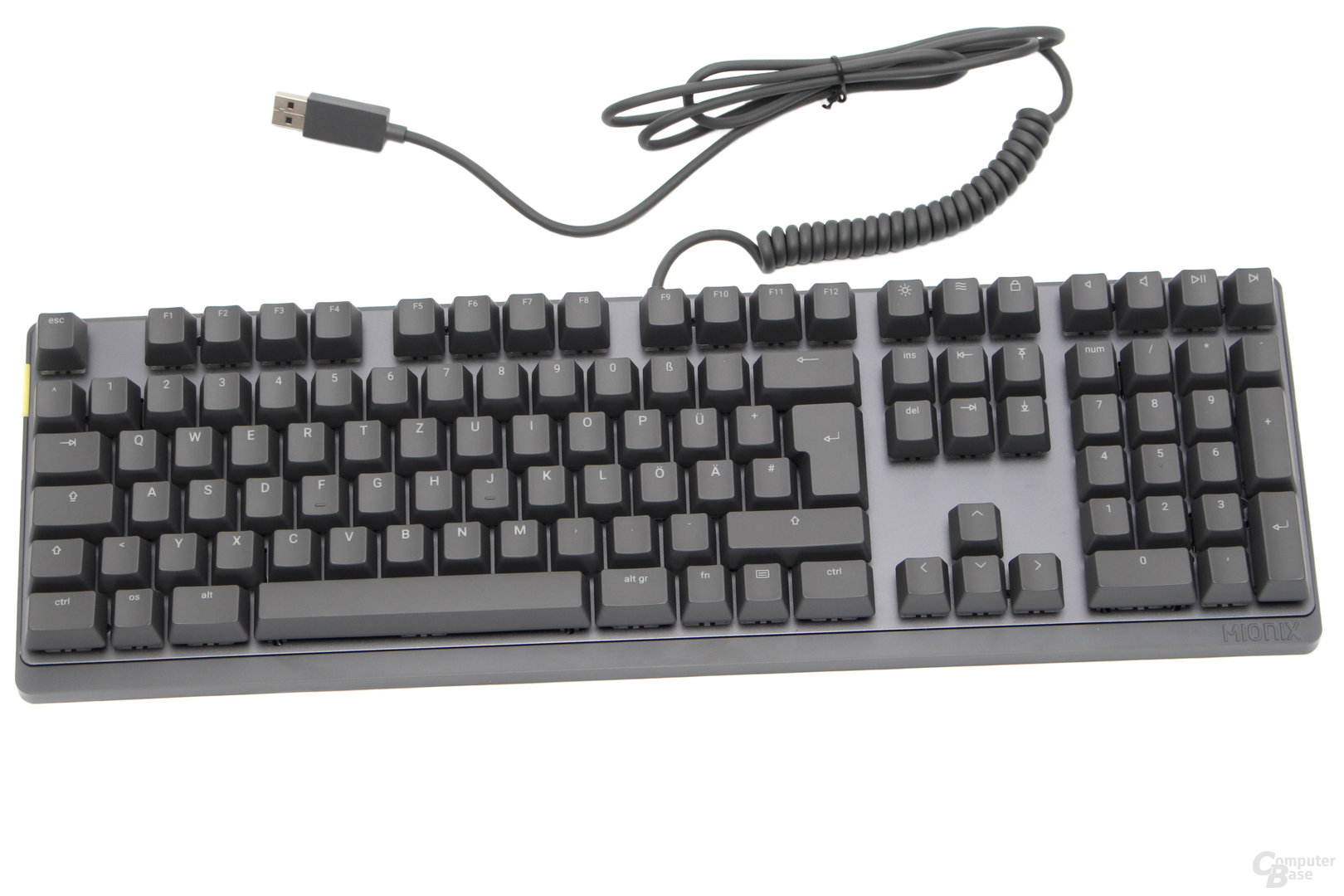 Die Tastatur weicht vom Standard-Layout ab