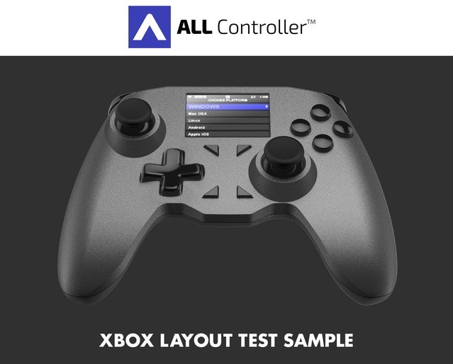 Entwurf eines All Controllers im Xbox-Layout