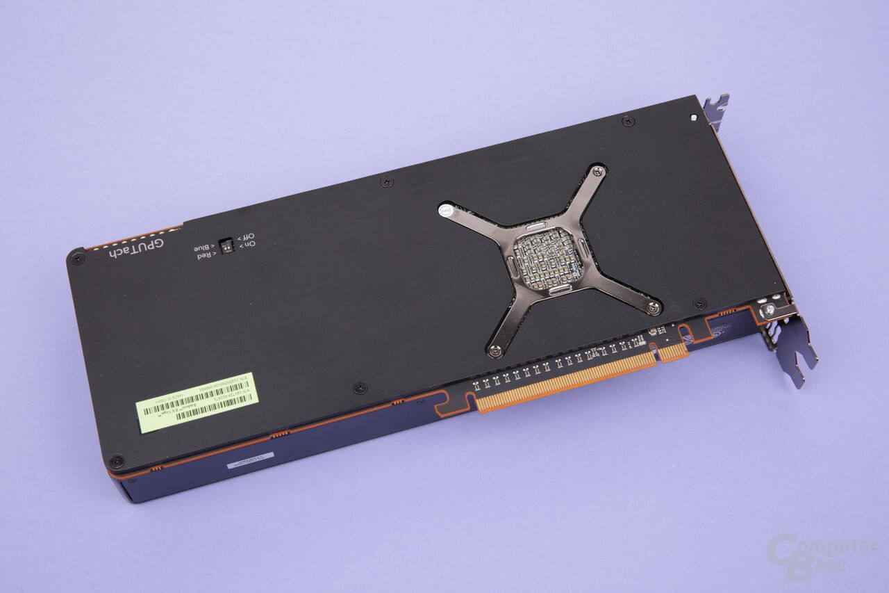 Backplate der Radeon RX Vega