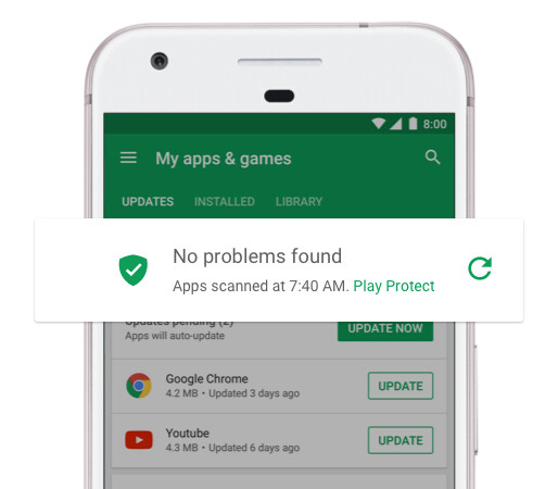 Play Protect auf Google Play