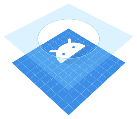 Adaptive App-Icons bestehen aus zwei Layern