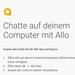 Google Allo: Messenger erhält Webversion für den Computer