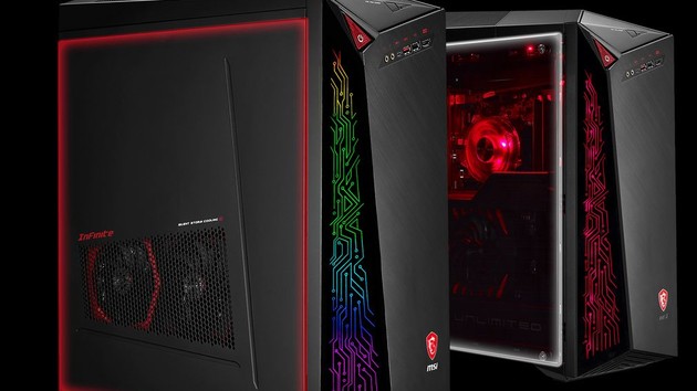 MSI Infinite A: Aufgestellte GPU im Gaming-Desktop für 1.899 Euro