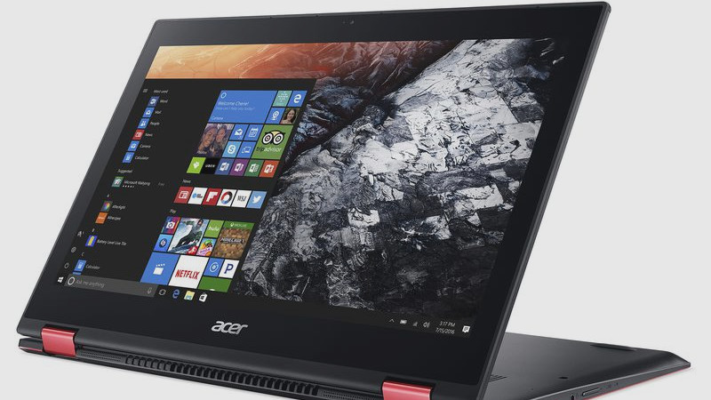 Acer Nitro 5 Spin: Convertible für Casual Gamer mit Kaby Lake Refresh