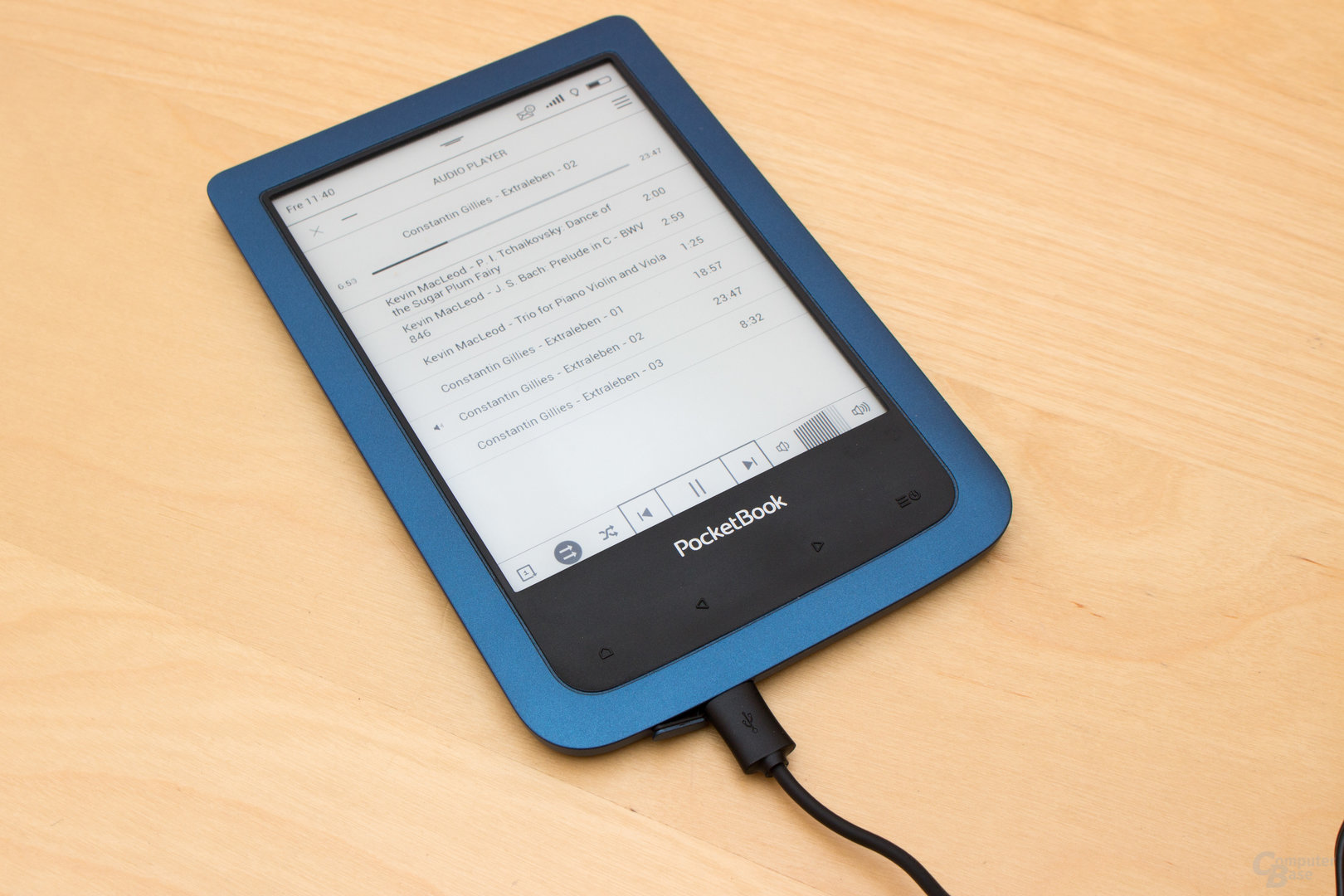 Audio-Player auf dem PocketBook Aqua 2
