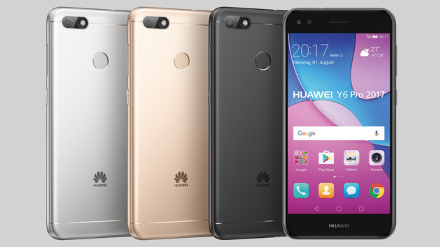 Huawei Y6 Pro 2017: Metallgehäuse, Fingerleser und Dual-SIM für 199 Euro