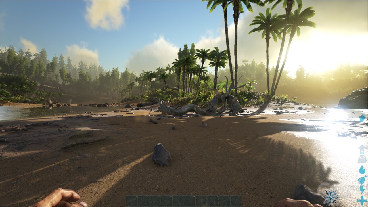 ARK: Survival Evolved – Episch-Preset bei 100 % Auflösung