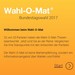 Bundestagswahl 2017: Offizieller Startschuss für den Wahl-O-Mat