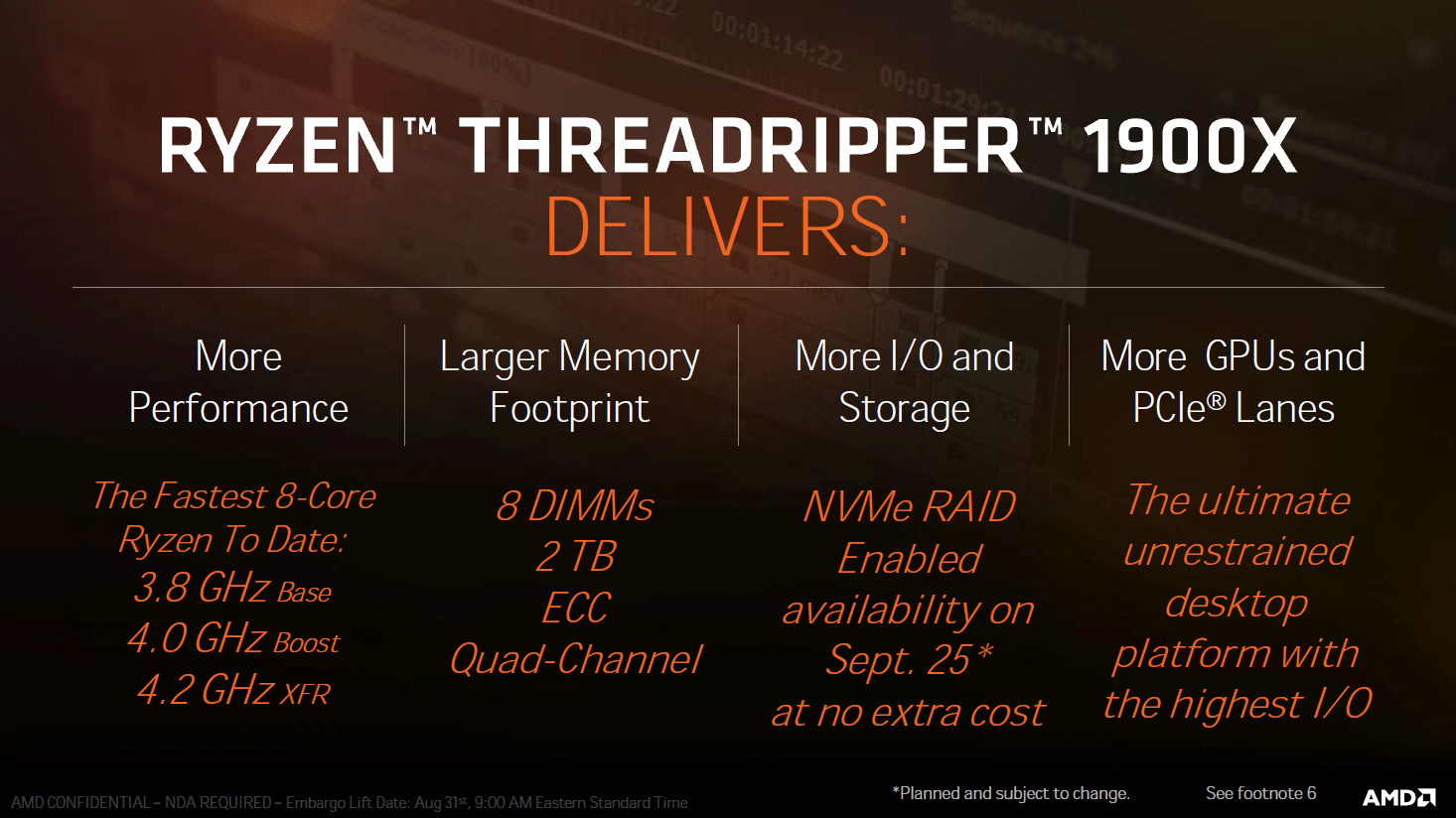 AMD Ryzen Threadripper 1900X ab heute erhältlich