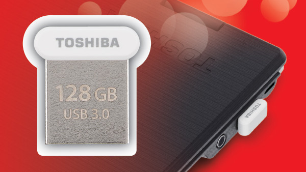 TransMemory U364: Toshibas kleinster USB‑Stick braucht Fingerspitzengefühl
