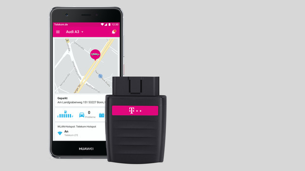 Telekom CarConnect: Auto-Hotspot mit 10 GB und Pkw-Diagnostik per App