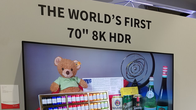 Sharp Aquos 8K: Erster 8K-Fernseher kommt im März 2018 nach Europa