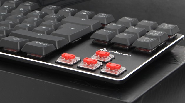 Sharkoon PureWriter TKL im Test: Schokotaster machen Mechanik flach