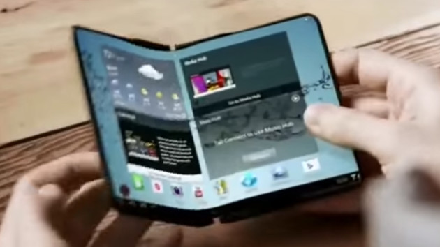 Samsung: Faltbares Smartphone soll 2018 auf den Markt kommen