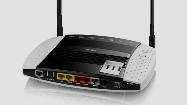 Zyxel VMG8546: VDSL2-Router mit WLAN, VoIP-Telefonie und ISDN