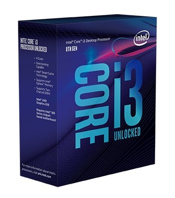 8th Gen Intel Core i3-8350K Box