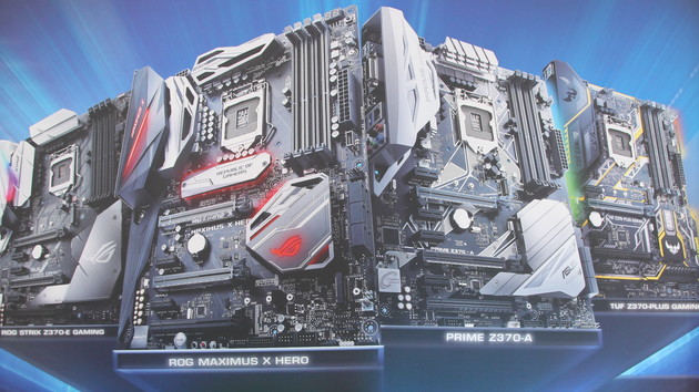Asus-Mainboards: 15 Z370-Platinen für Intel Coffee Lake enthüllt