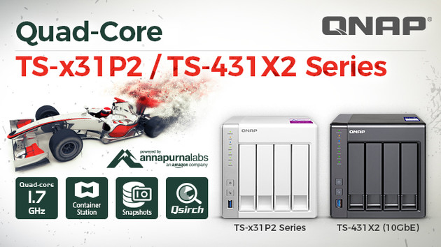 NAS: QNAP TS-x31P2 und TS-431X2 wechseln auf Vier-Kern-SoC