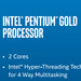 Intel-Prozessoren: Aus Pentium für den Desktop wird Pentium Gold