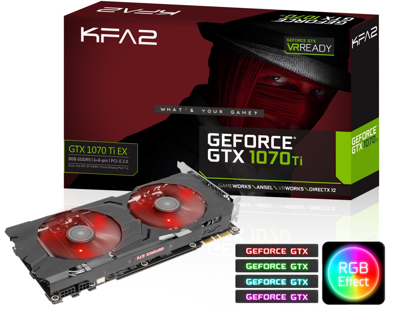 KFA2 GeForce GTX 1070 Ti EX