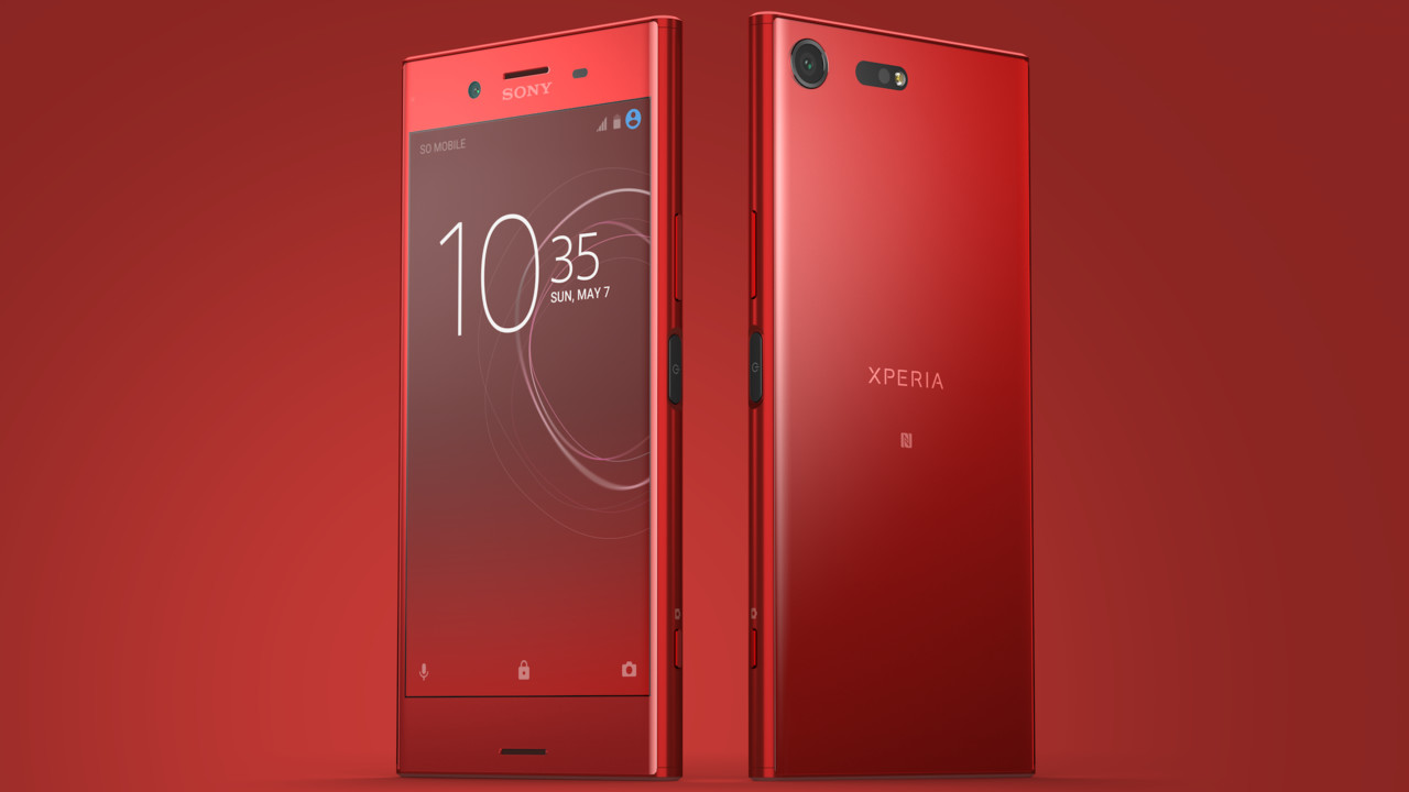 Sony: Xperia XZ Premium in Rot, Oreo im Dezember