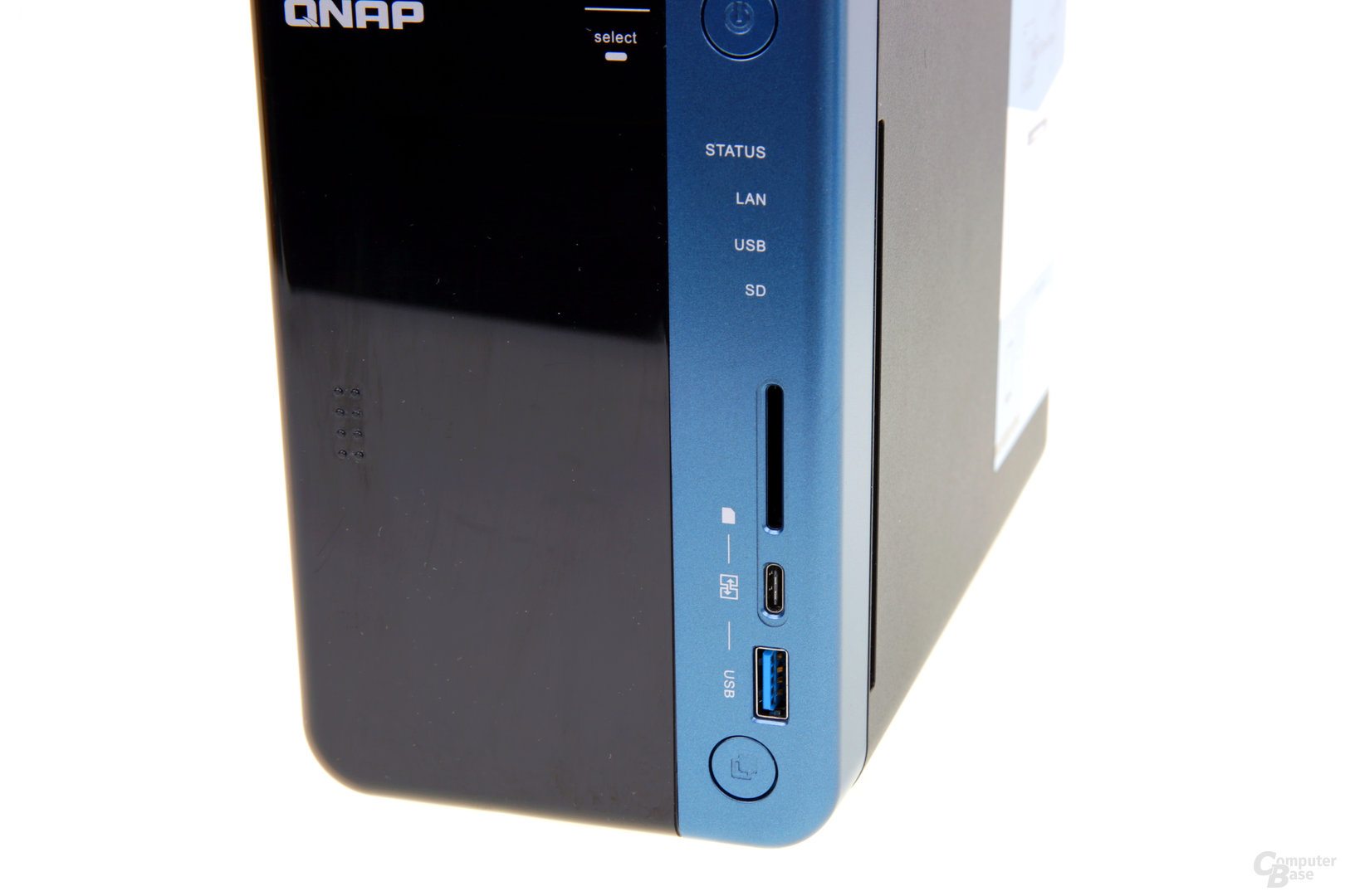 QNAP TS-253B – USB Typ C und SD-Kartenleser