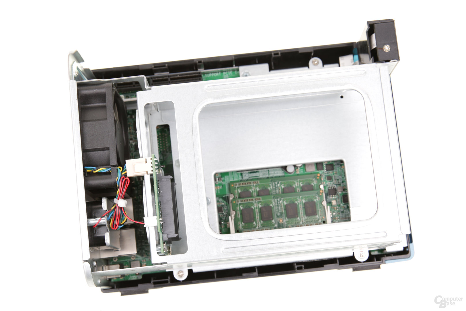QNAP TS-253B – beim 8-GB-Modell sind beide DIMM-Slots belegt