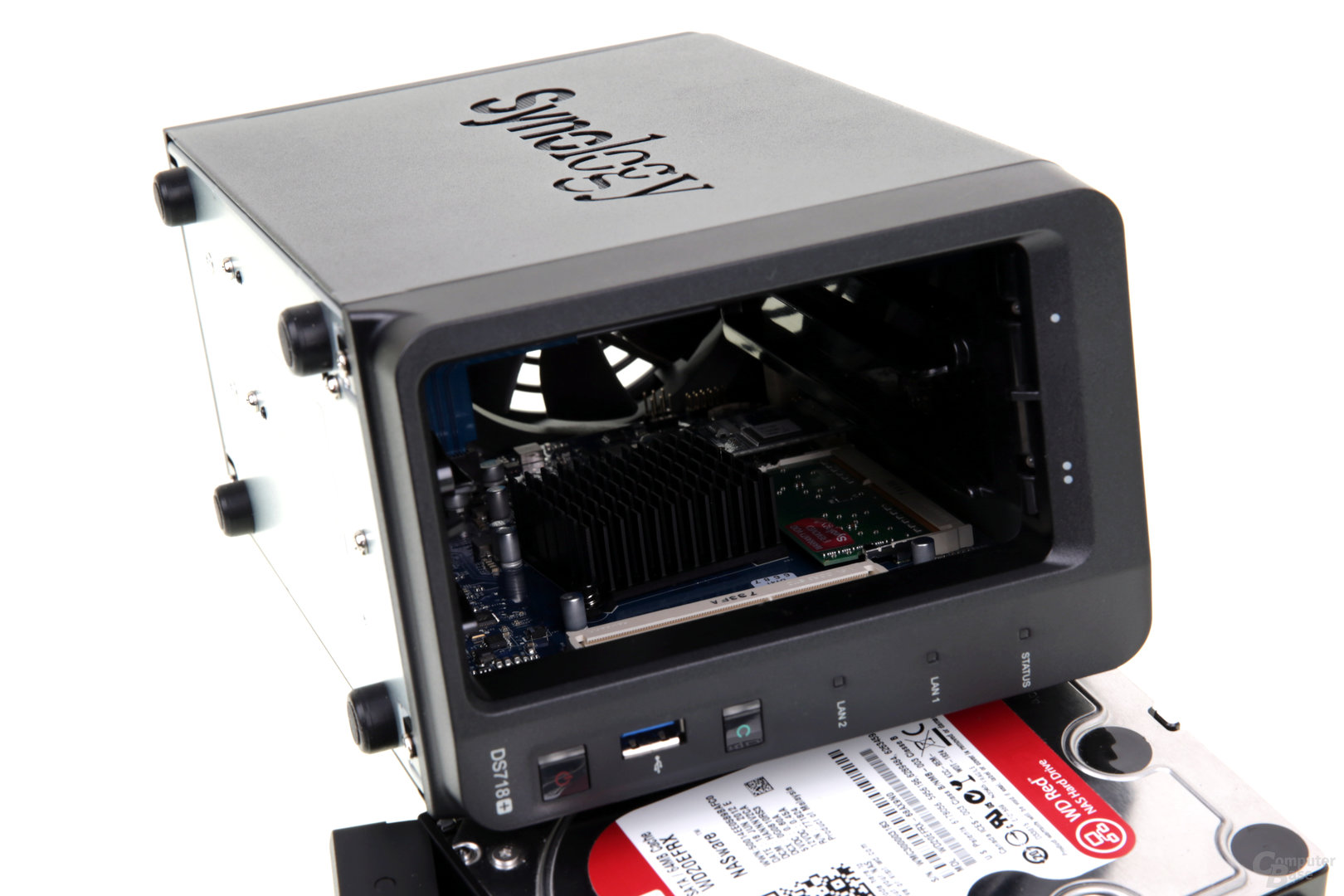 Synology DS718+ – DIMM-Slot erlaubt RAM-Upgrade
