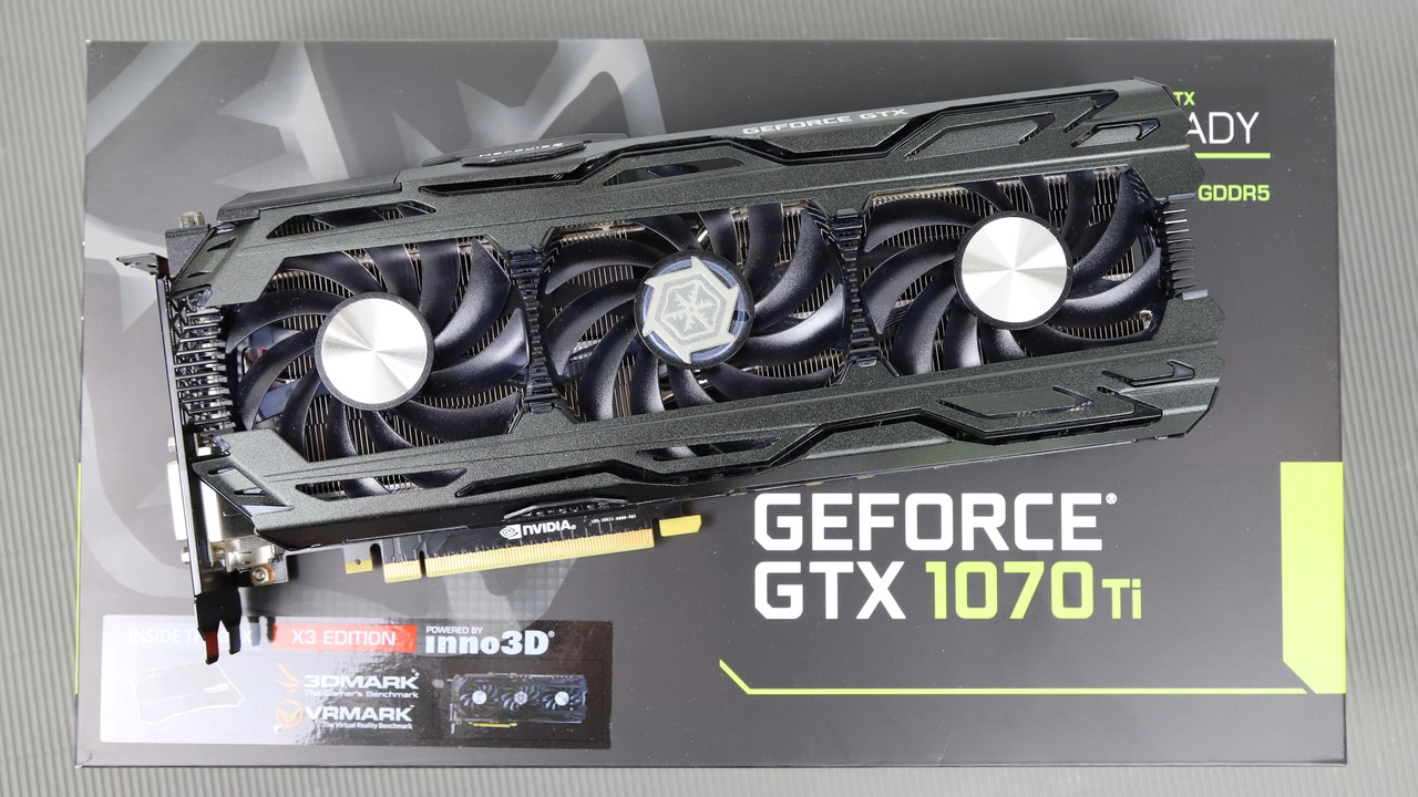 Neu in der Redaktion: Die Inno3D Nvidia GeForce GTX 1070 Ti iChill X3