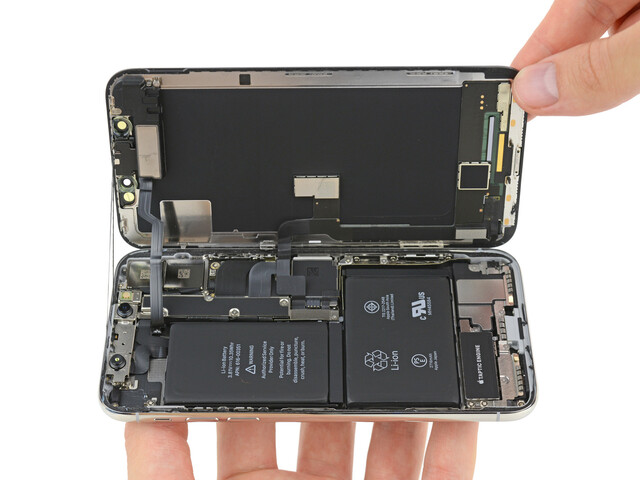Neuer Innenaufbau des iPhone X
