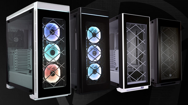 Lian Li Alpha 330X & 550X: Stahlgehäuse mit Glas und RGB aus der Trendfabrik