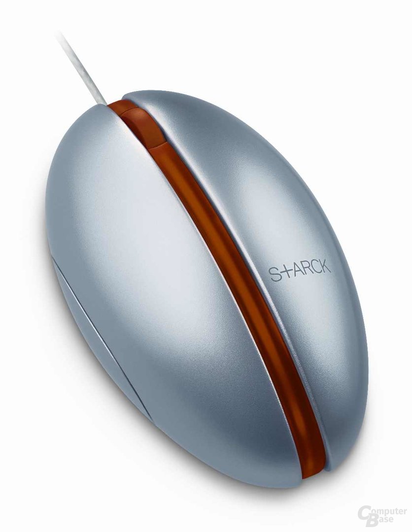Microsoft Optical Mouse in rot