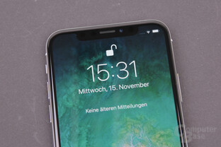 Apple iPhone X – Per Face ID entsperrt