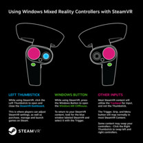 Windows Mixed Reality Controller in Steam VR