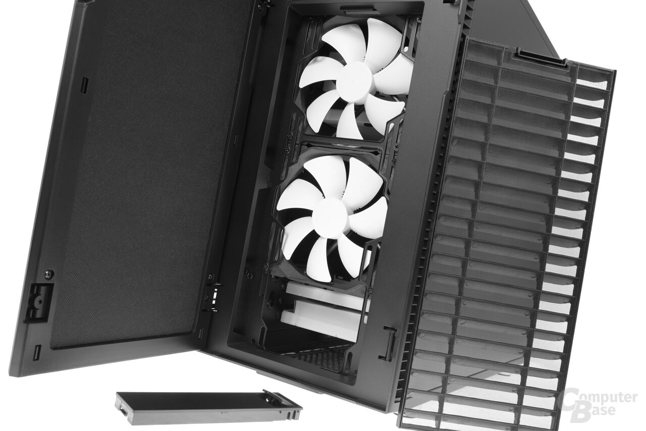 Fractal Design Define R6 – Staubfilter und 5,25&quot;-Blende entnommen