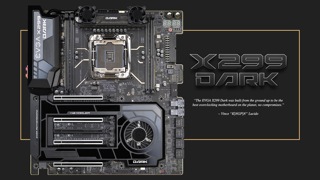 X299 Dark: EVGAs extravagantes OC-Mainboard für Skylake-X verfügbar