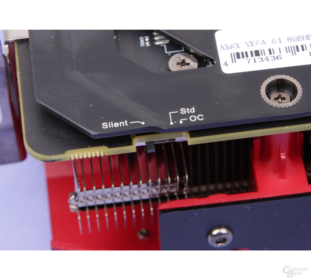 PowerColor Radeon RX Vega 64 Red Devil – BIOS-Schalter