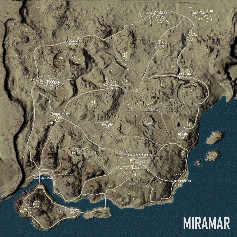 PUBG 1.0 mit neuer Karte Miramar
