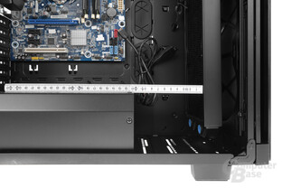Corsair Obsidian 500D – In der Front passen sehr tiefe Radiatoren hinein