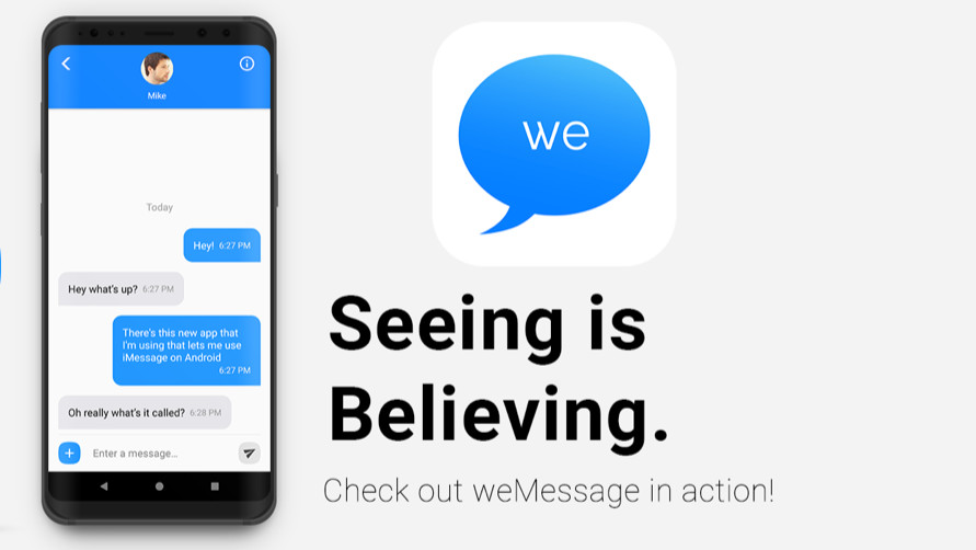 weMessage: iMessage auch auf Android über Relay-Server nutzen