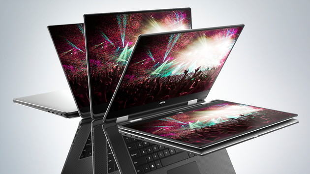 Dell XPS 15 2-in-1: Convertible mit vier Kernen und Vega dank Kaby Lake-G