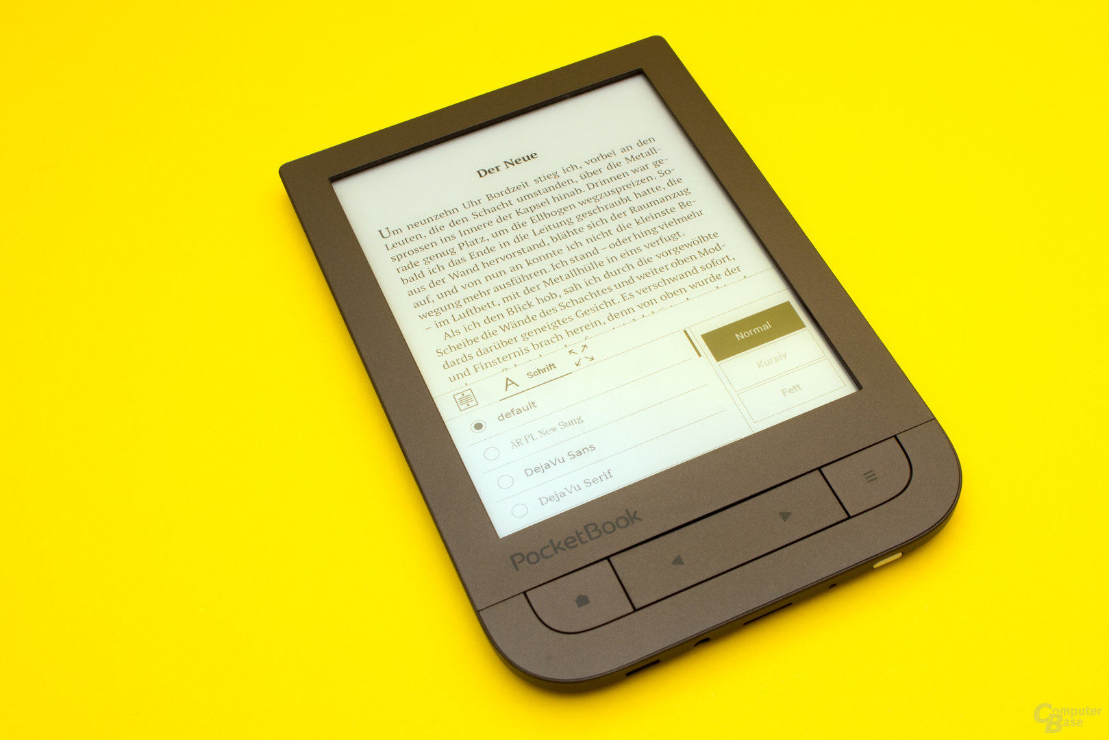 Solide Texteinstellungen beim neuen PocketBook-Reader